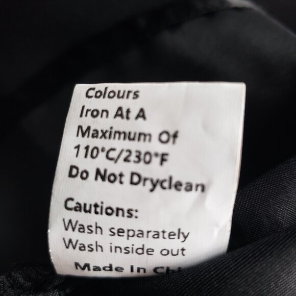 Shiny Black Satin Commense Flare Skirt Dress w Apron Front + Neck Ribbon - Picture 11 of 16